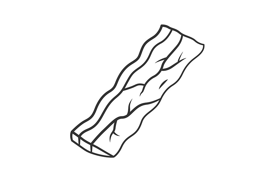 Bacon linear icon