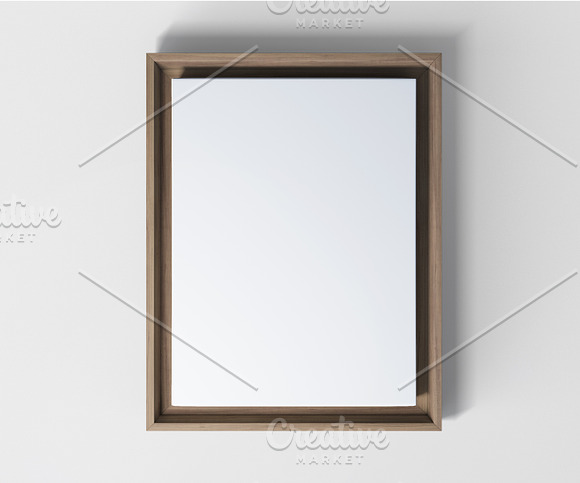 Wood Frame Canvas Mock-Up in Product Mockups - product preview 24