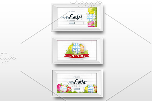 Easter Egg Hunt Banner in Illustrations - product preview 2