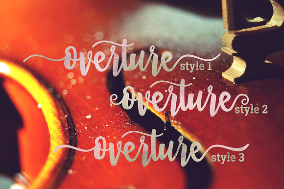 Overture in Script Fonts - product preview 1