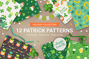 12 Patrick Seamless Patterns