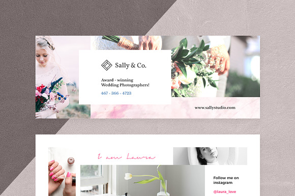 Canva - Marble Facebook Cover Pack in Facebook Templates - product preview 5