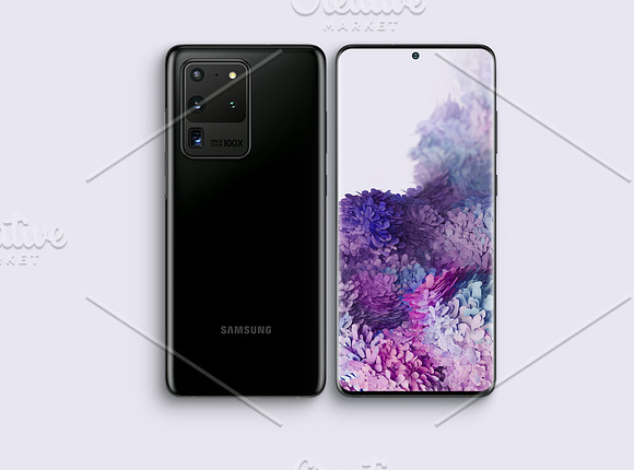 Samsung Galaxy s20 Ultra Mockup in Product Mockups - product preview 2