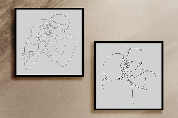 Romantic Vector Line Art in Illustrations - product preview 4