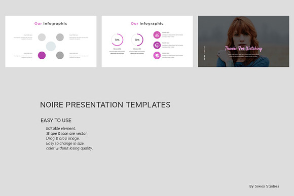 Noire Powerpoint in PowerPoint Templates - product preview 3