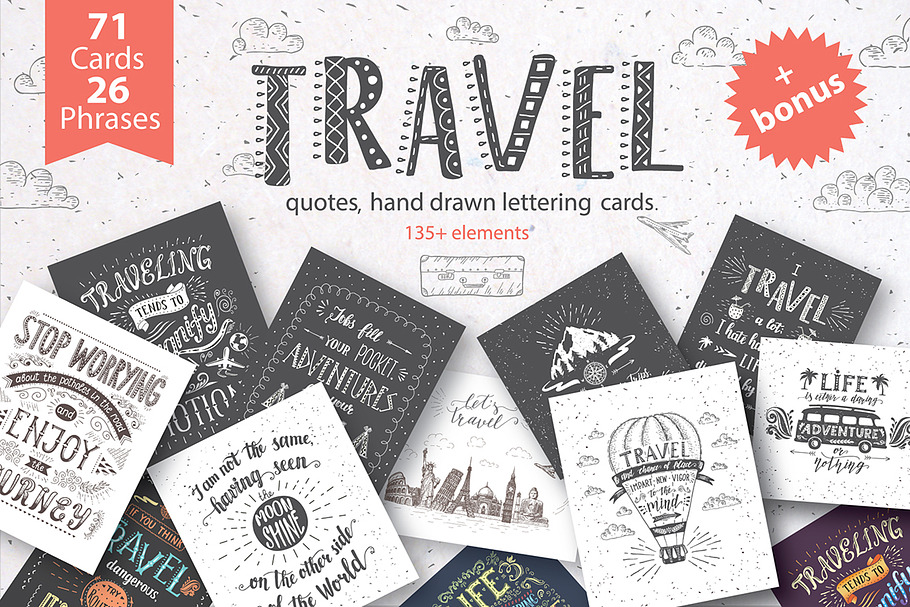 TRAVEL Bundle. Big Collection. in Illustrations - product preview 8