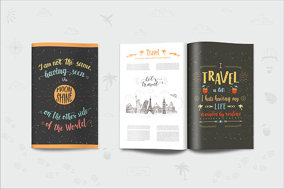 TRAVEL Bundle. Big Collection. in Illustrations - product preview 11