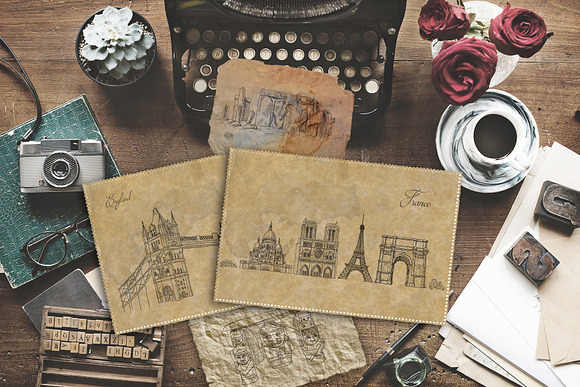 TRAVEL Bundle. Big Collection. in Illustrations - product preview 29