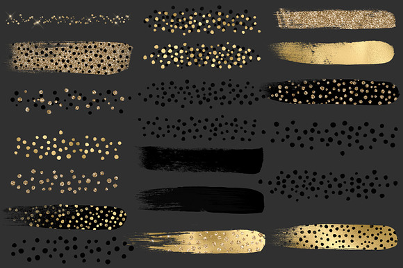 Golden Cheetah Brush Strokes in Objects - product preview 4