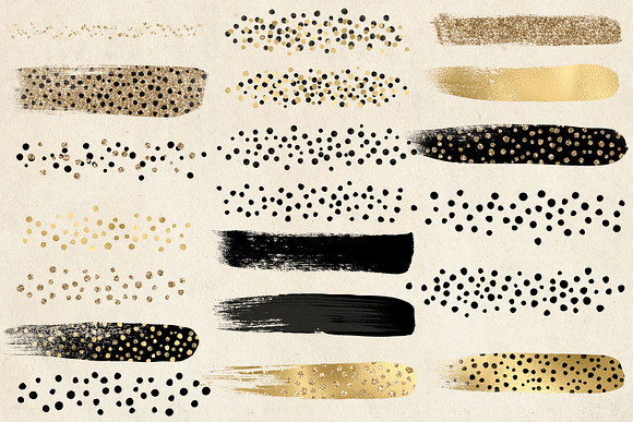 Golden Cheetah Brush Strokes in Objects - product preview 5
