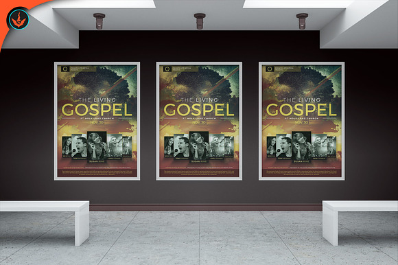 Gospel Concert Flyer Template in Flyer Templates - product preview 8