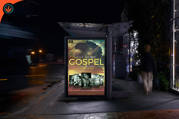 Gospel Concert Flyer Template in Flyer Templates - product preview 10