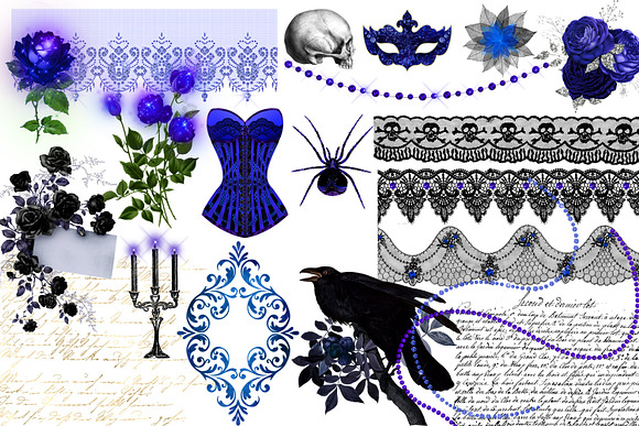 Gothic Debutante Graphics in Illustrations - product preview 2