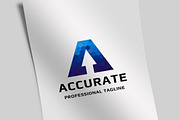 Letter A Accurate Logo
