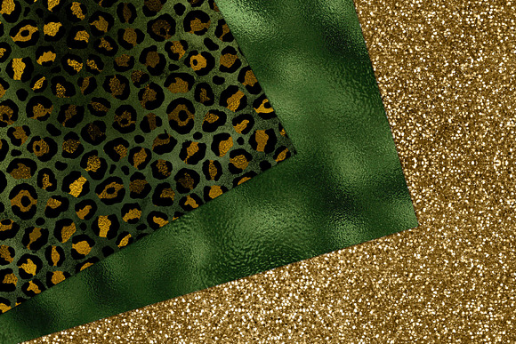 Jungle Gold Digital Paper in Textures - product preview 3
