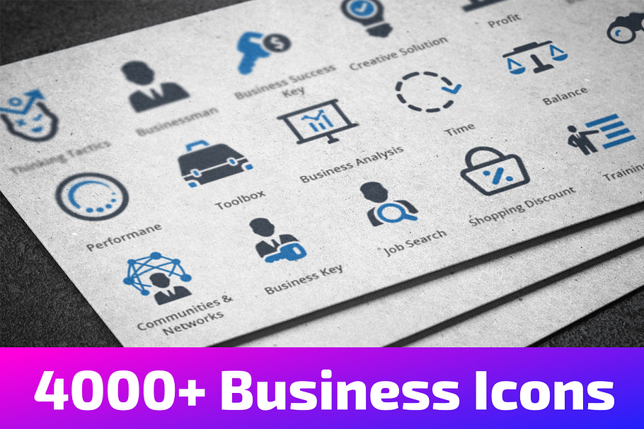4000+ Business Icons