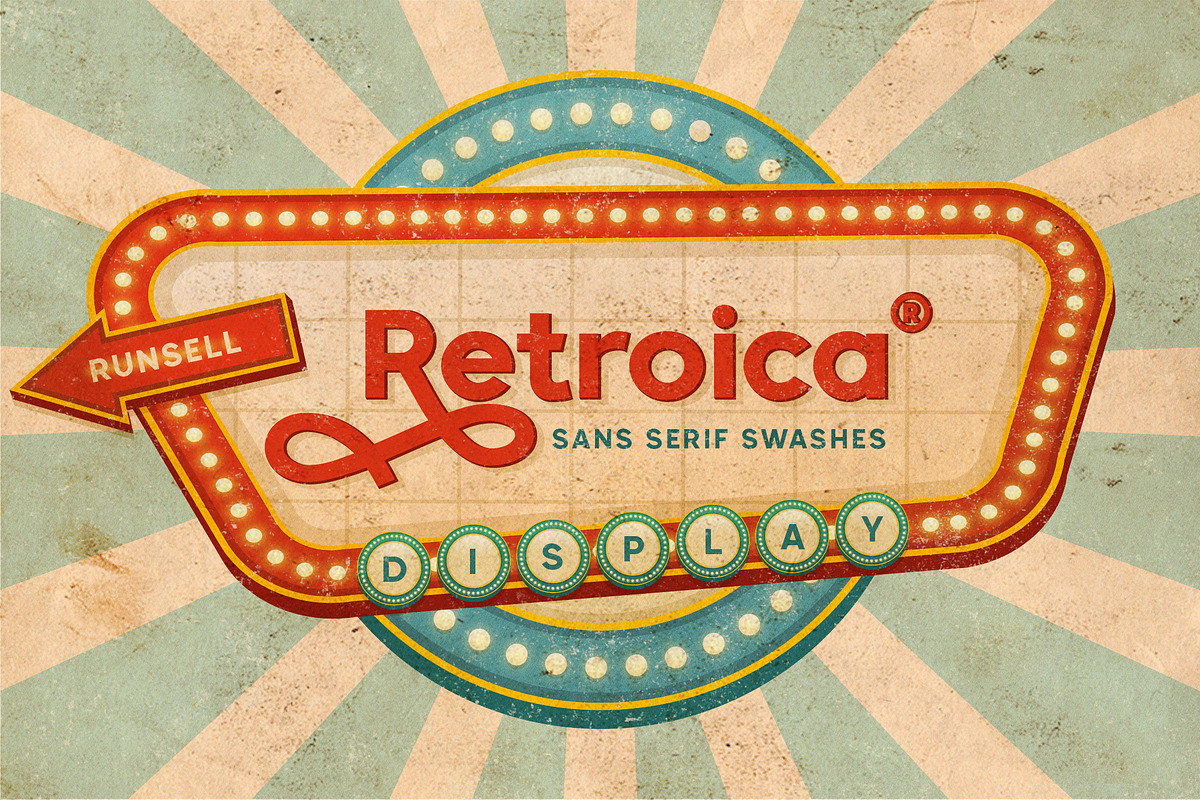 RETROICA in Display Fonts - product preview 8