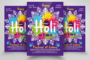 Holi Festival Flyer/Poster Template