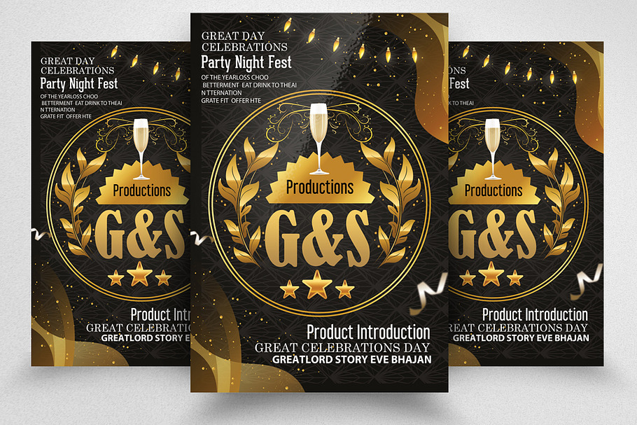 Product Introduction Party Flyer