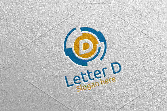 Letter D Digital Marketing Logo 77 in Logo Templates - product preview 1