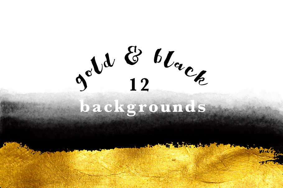 gold and black backgrounds