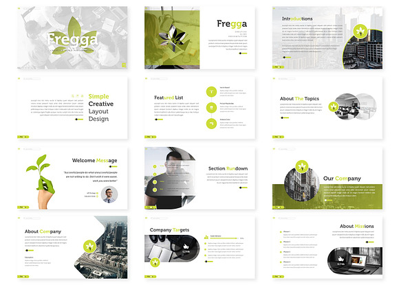 Fregga - Powerpoint Tempalate in PowerPoint Templates - product preview 1