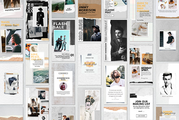 Journal Stories and Post | Canva in Instagram Templates - product preview 2