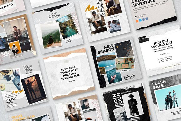 Journal Stories and Post | Canva in Instagram Templates - product preview 11