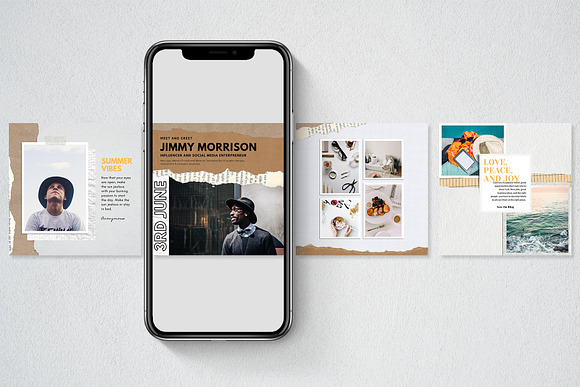 Journal Stories and Post | Canva in Instagram Templates - product preview 14