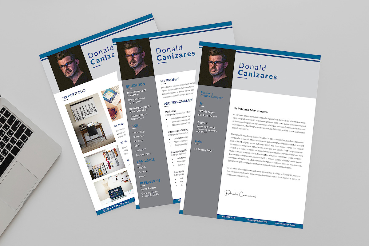 Donald Resume Designer in Resume Templates - product preview 8