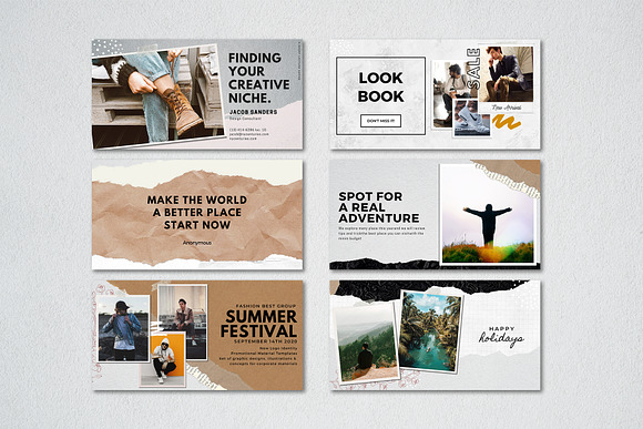 Journal Facebook | Canva in Facebook Templates - product preview 2