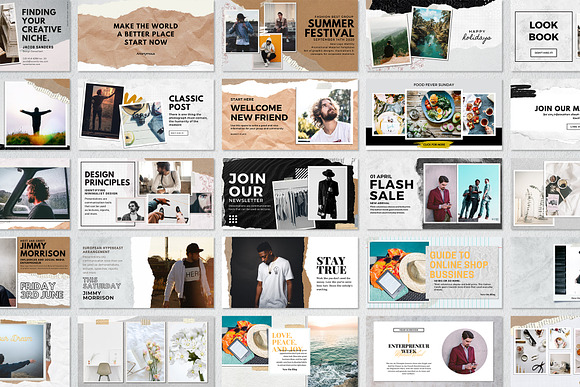 Journal Facebook | Canva in Facebook Templates - product preview 5