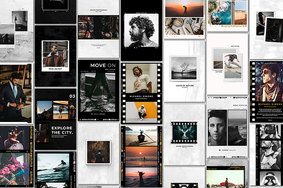 Pinterest Film Frame in Pinterest Templates - product preview 7