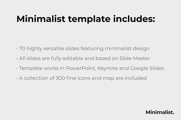 Minimalist - Presentation Template in Keynote Templates - product preview 8