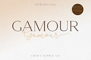 Gamour - Elegant Serif Font + Bonus