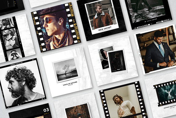 Film Frame Bundle in Instagram Templates - product preview 2