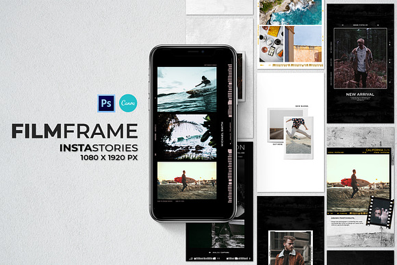 Film Frame Bundle in Instagram Templates - product preview 8