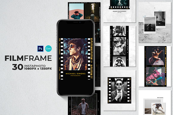 Film Frame Bundle in Instagram Templates - product preview 17
