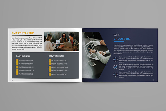 A5 Simple Brochure in Brochure Templates - product preview 2