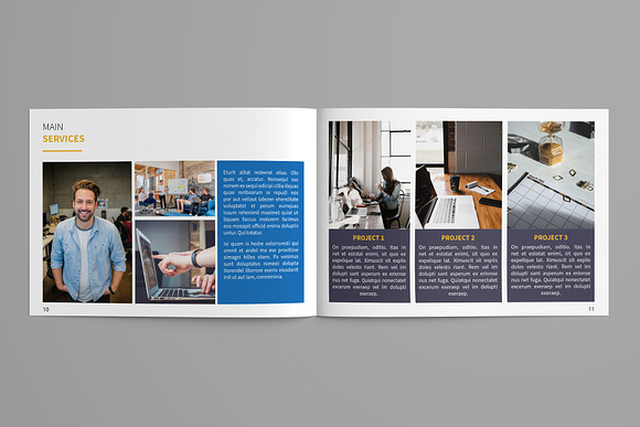 A5 Simple Brochure in Brochure Templates - product preview 3