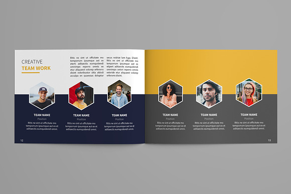 A5 Simple Brochure in Brochure Templates - product preview 4