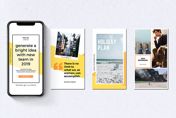 Canva Stories Bold in Instagram Templates - product preview 3