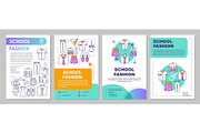 School uniform brochure template