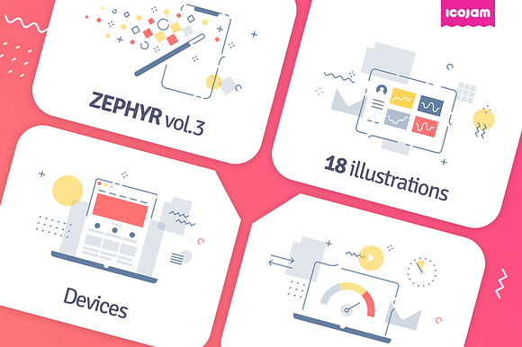 Zephyr 03 - Devices in Illustrations - product preview 2