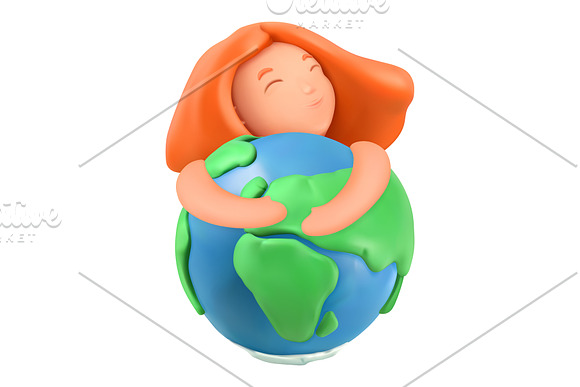 Save the planet! Earth Day, vectors in Illustrations - product preview 1