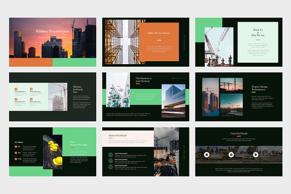 Kumeo : Construction Powerpoint in PowerPoint Templates - product preview 7