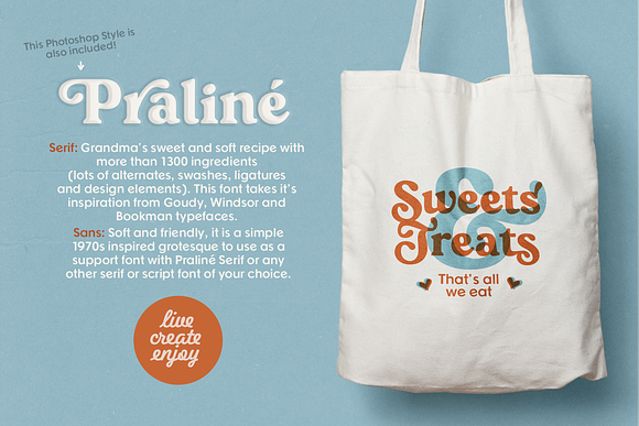 Praline Font Family in Serif Fonts - product preview 9
