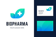 Logo and business card template with