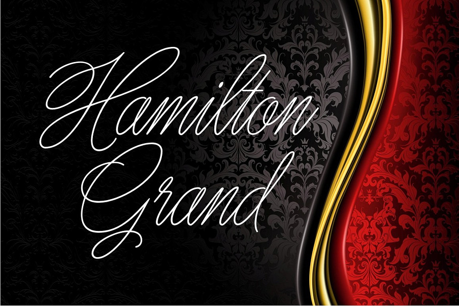 Hamilton Grand in Script Fonts - product preview 8