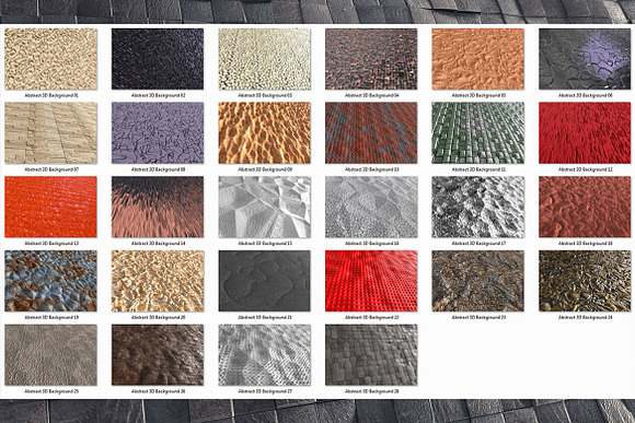 28 Abstract 3D Backgrounds in Textures - product preview 2